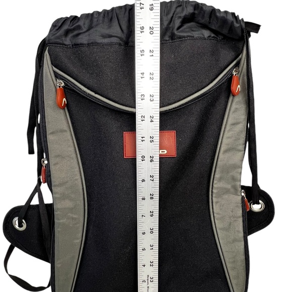 Head Drawstring Day Hike Bag Gym Bag String Bag Sackpack Cinch Shoulder Backpack - Picture 5 of 9